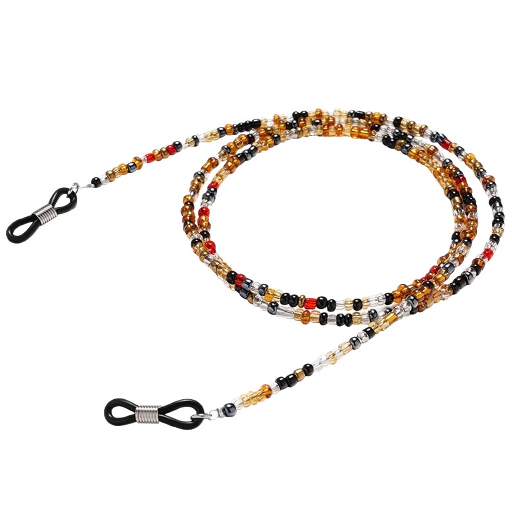 Mask Chain Holder - สายคล้องแว่นตาอะคริลิคแบบลูกปัดกันลื่น 2-in-1 สายคล้องแว่นตาอเนกประสงค์ สายคล้องหน้ากาก สำหรับผู้หญิงและผู้ชาย สายคล้องคอ
