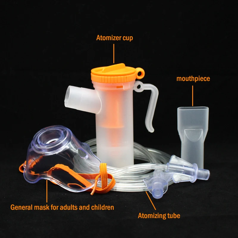 Kids Face Mask - การแพทย์ในครัวเรือนเหมาะสําหรับเด็ก Nebulizer Atomization ถ้วยหมอกปริมาณปรับ Soft Catheter