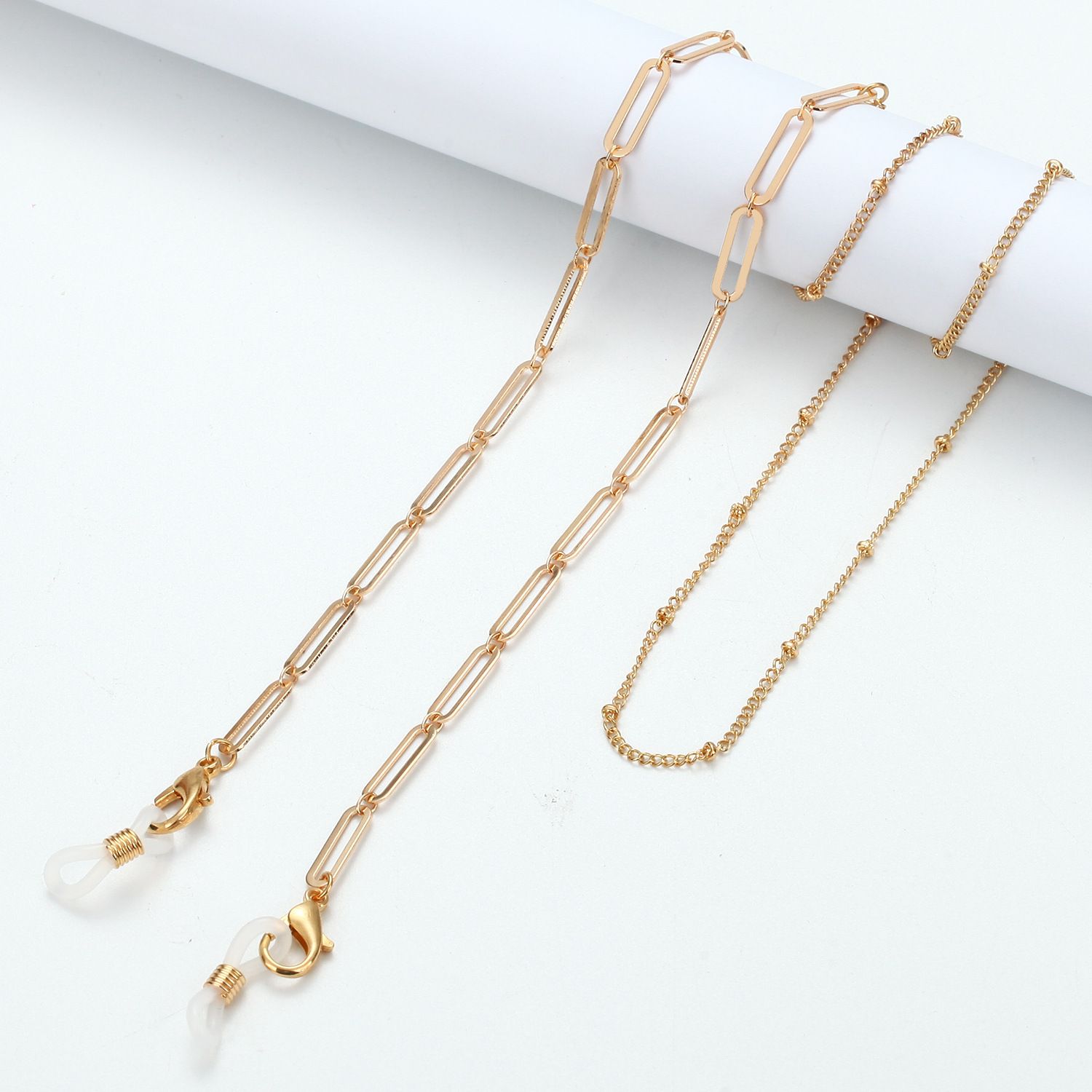 Mask Chain Holder - สายคล้องแว่นตาแฟชั่นแบบโลหะ สายคล้องหน้ากาก สายคล้องแว่นกันแดด สายคล้องหน้ากาก สายคล้องแว่นตา
