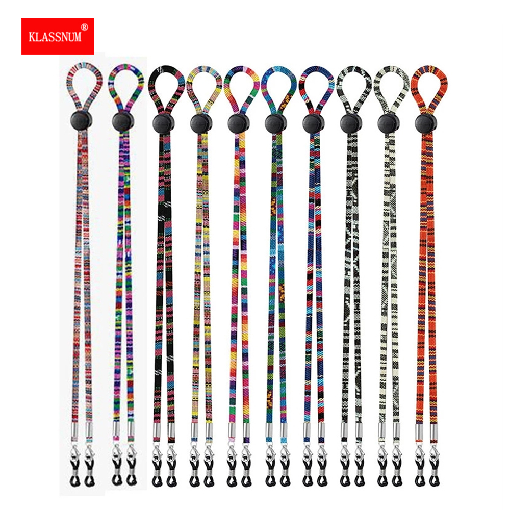 Mask Chain Holder - ปรับไนลอน Dangles หน้ากากใบหน้าเชือกชาติพันธุ์แบบพกพา Anti-Lost Face Mask