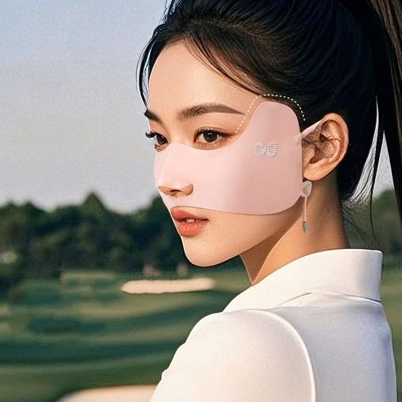 ฤดูร้อนหน้ากากผ้าไหมน้ําแข็งBr - Sports Mask Breathable บทวิจารณ์และราคา