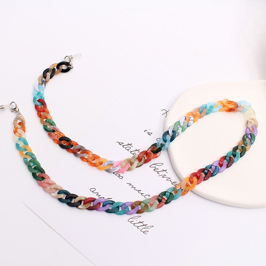 แว่นตาอะคริลิคแฟชั่นคอโซ่เชือก - Mask Chain Holder บทวิจารณ์และราคา
