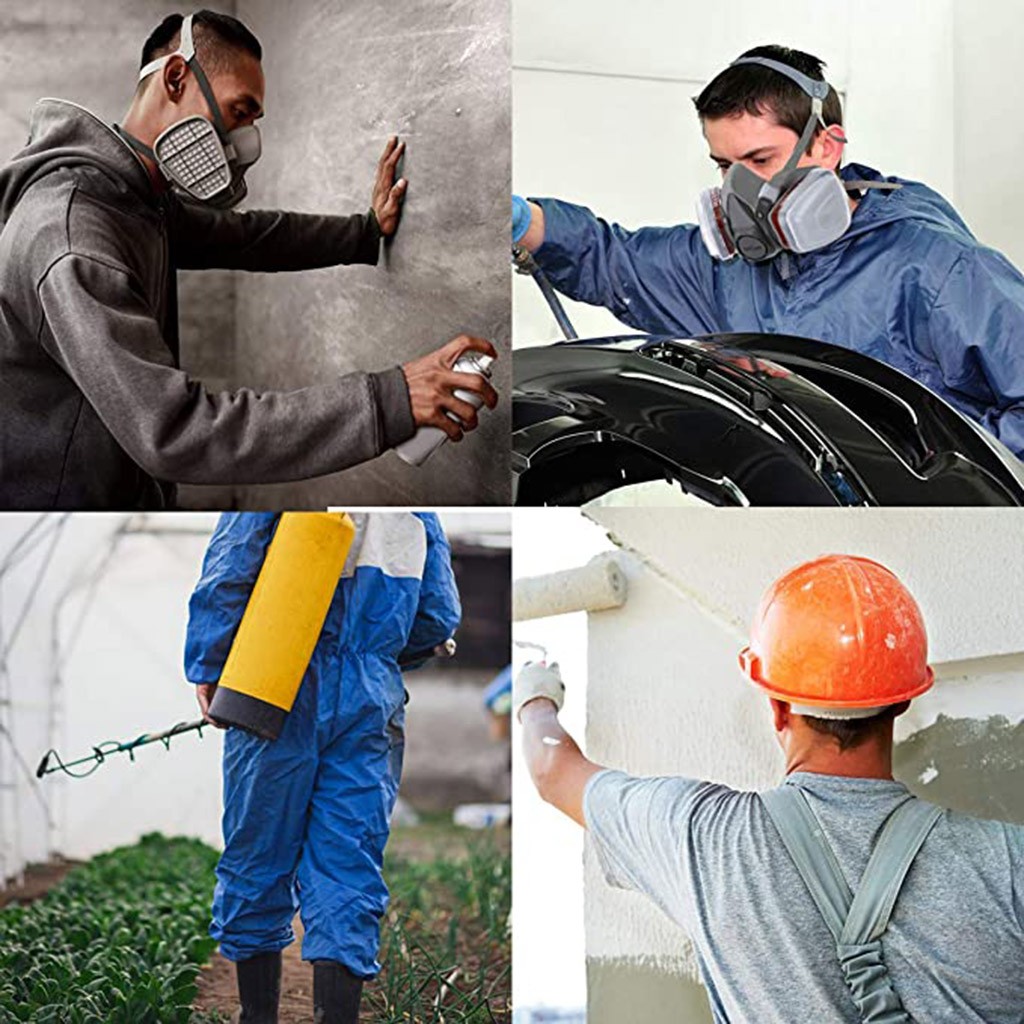 หน้ากากป้องกันฝุ่นละอองแบบครึ่ - Respirator Half Face บทวิจารณ์และราคา