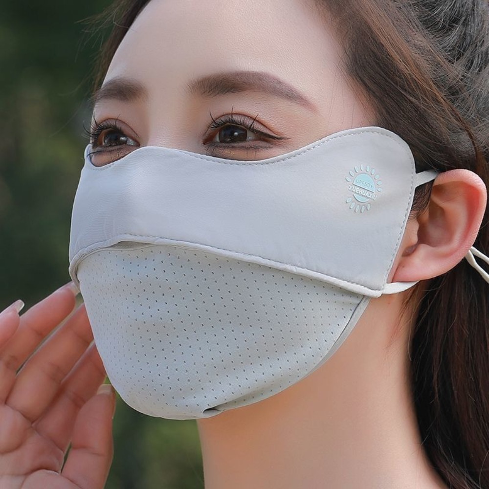 หน้ากากไหมน้ำแข็งระบายอากาศแบบ - Cloth Face Mask Washable บทวิจารณ์และราคา