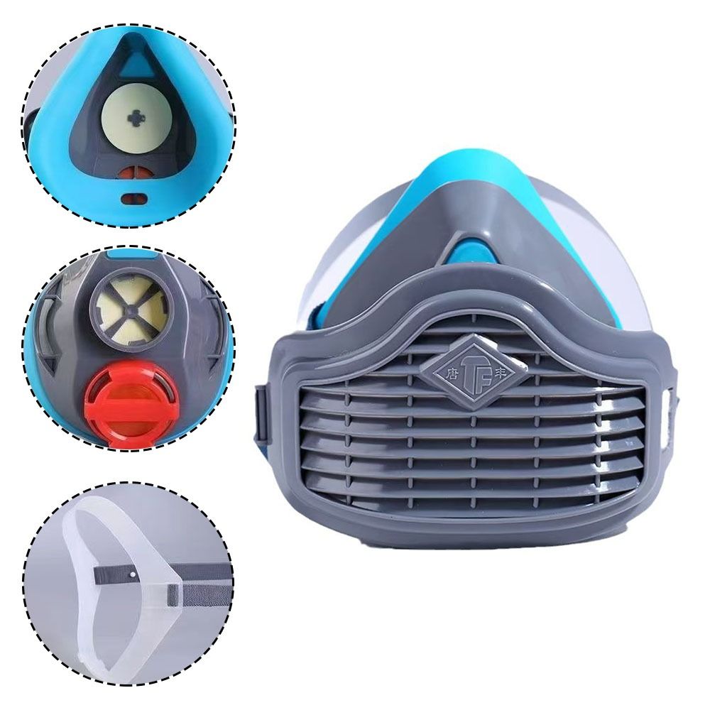 หน้ากากซิลิโคนกันฝุ่นแบบครึ่งห - Respirator Half Face บทวิจารณ์และราคา