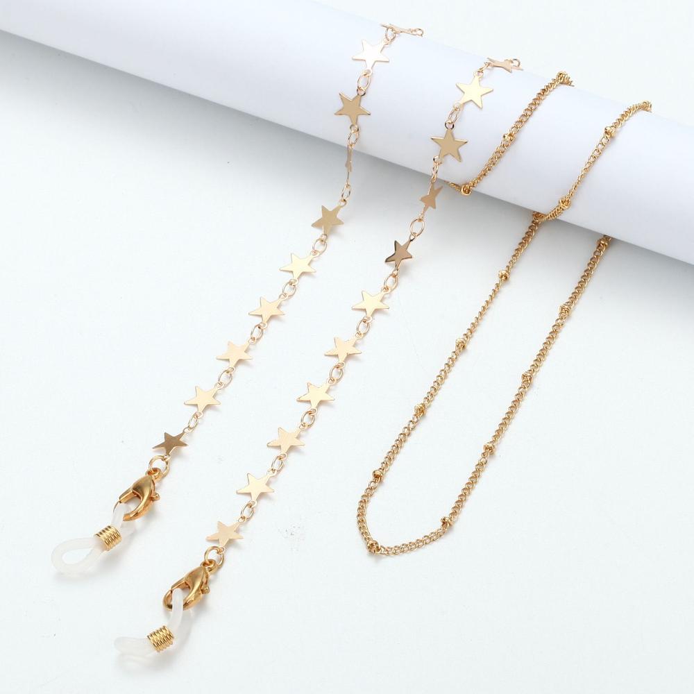 สายคล้องแว่นตาแฟชั่นแบบโลหะ สา - Mask Chain Holder บทวิจารณ์และราคา