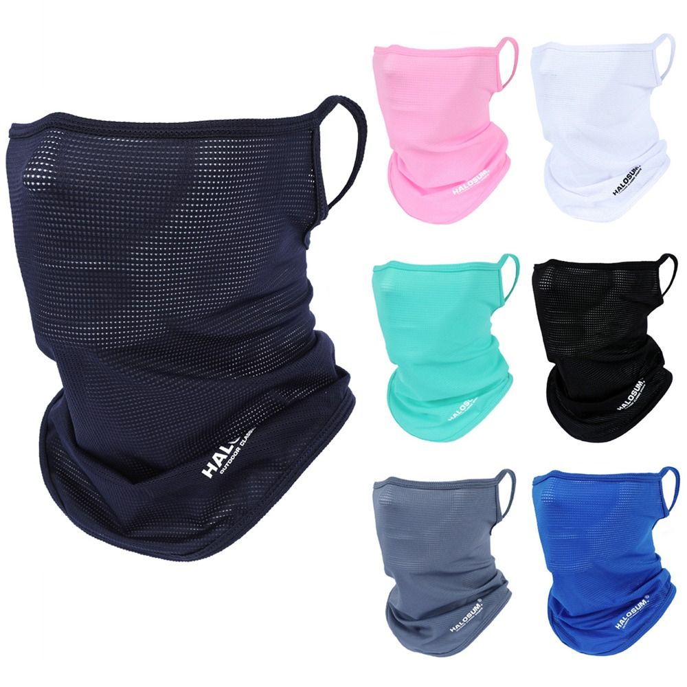 ฤดูร้อนผ้าไหมน้ําแข็งป้องกันแส - Sports Mask Breathable บทวิจารณ์และราคา