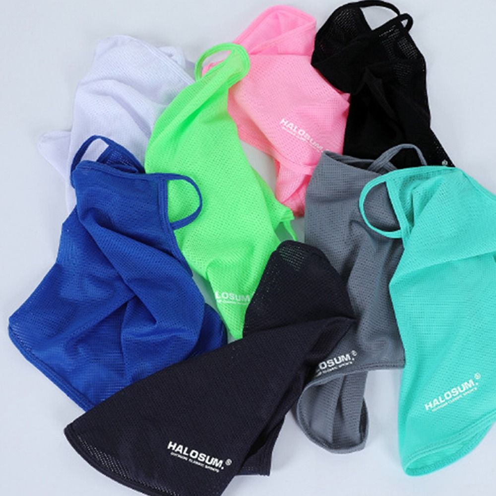 ฤดูร้อนผ้าไหมน้ําแข็งป้องกันแส - Sports Mask Breathable บทวิจารณ์และราคา